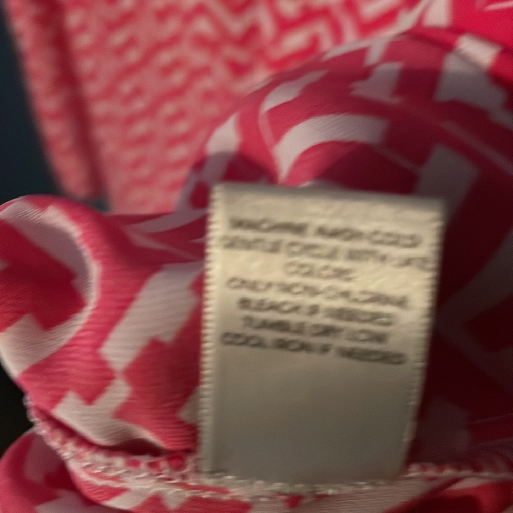 GJ Banks 3X magenta & white 3/4 sleeve blouse - Picture 6 of 6